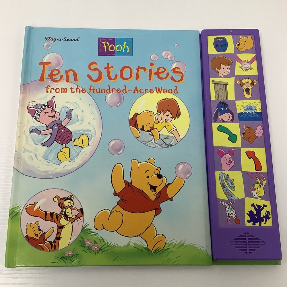 Play-a-Sound Pooh Ten Stories musical book.